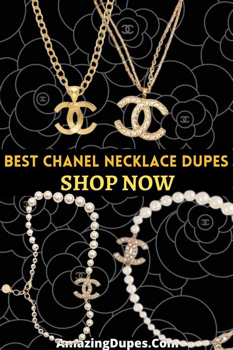 replica chanel logo charms|chanel dupes necklace.